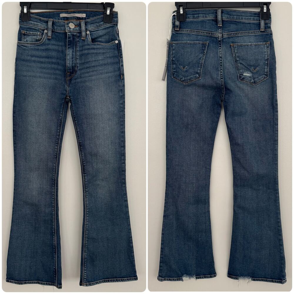 Hudson Barbara Jeans in Scenic, Distressed